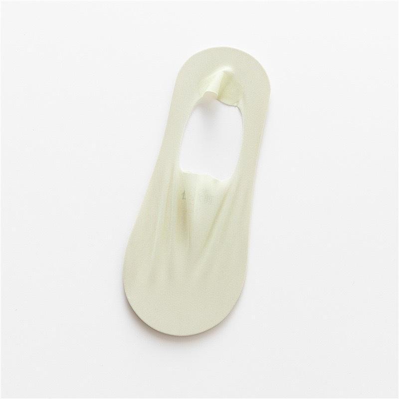 Женские летние носки-лодочки: Ice Silk, ультратонкий, впитывающий пот, нескользящий силикон, невидимая сетчатая конструкция