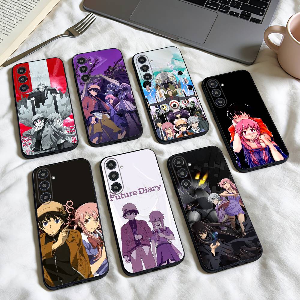 Чехол для телефона F-Future Diary Anime для Samsung Galaxy A73, A72, A71, A70, A53, A52, A51, Другие Мягкий Черный Корпус