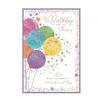 Simon Elvin Balloons Happy Birthday Greetings Card (Pack of 6)