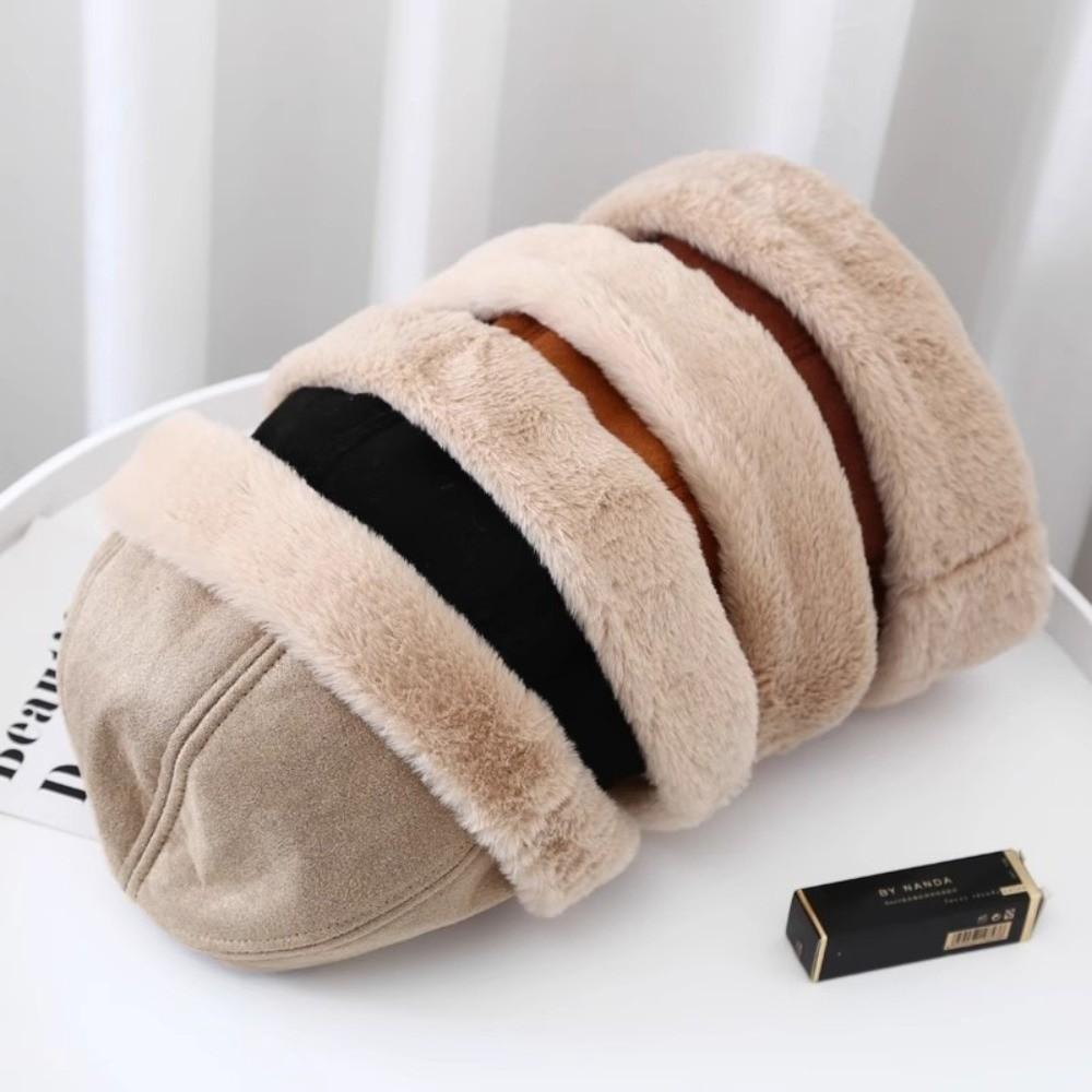 Versatile Winter Landlord Hats Thick Melon Hat Cozy Felt Hat  Unisex