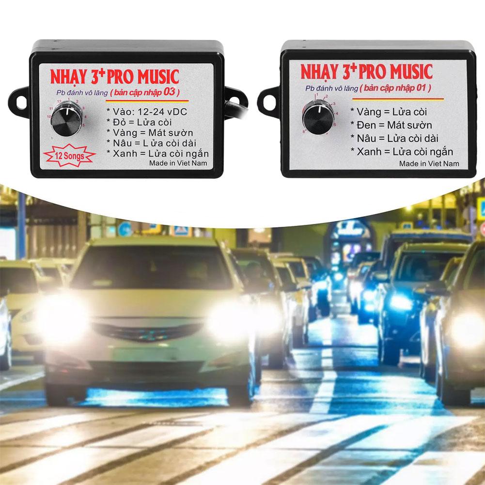 Car Horn Controller Electric Horn Speaker Sound Control Unit With 8/12 Sound Effects Switching 12-24V For Car Truck Marine Y0X2