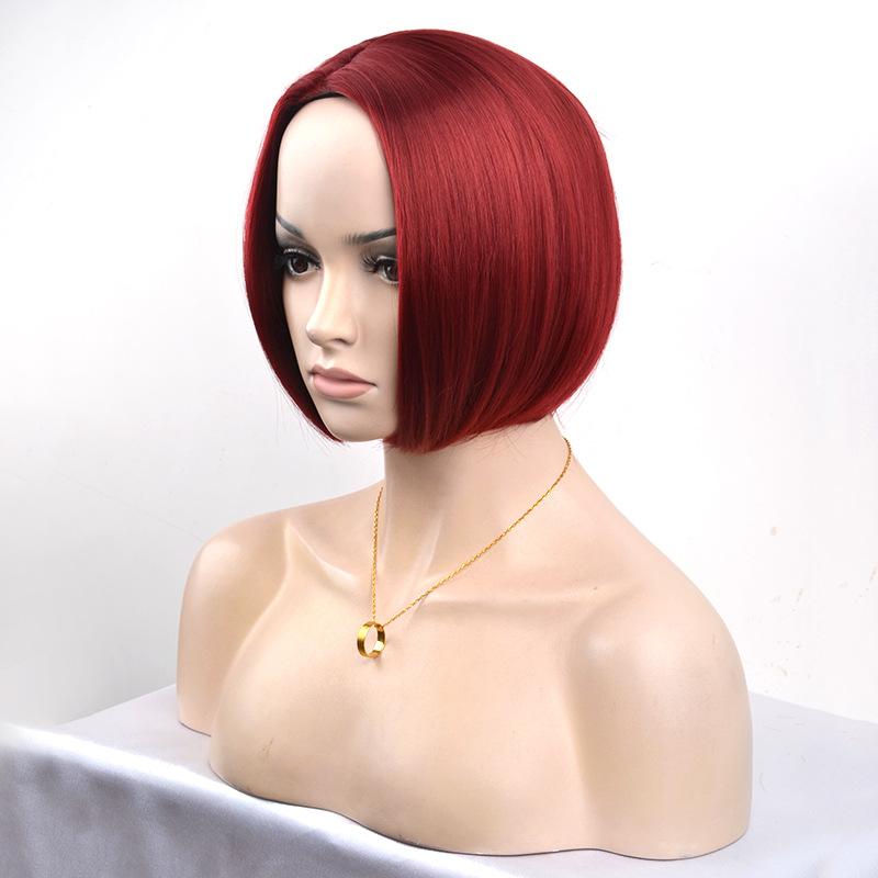 Новые европейские и американские парики, женские короткие волосы делятся на: голова бобо, парик, головной убор, голова бобо, женские короткие волосы.