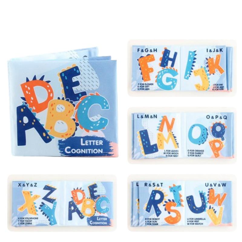 Children's Educational Alphabet Cloth Book Tear-resistant With Sound Paper 3d Dinosaur Ocean Cloth Book