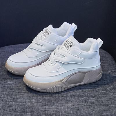 Зимние теплые женские ботильоны на меху, женская обувь, модные зимние туфли на высоком каблуке 4 см с пряжкой, Новое поступление, короткие ботинки для девочек