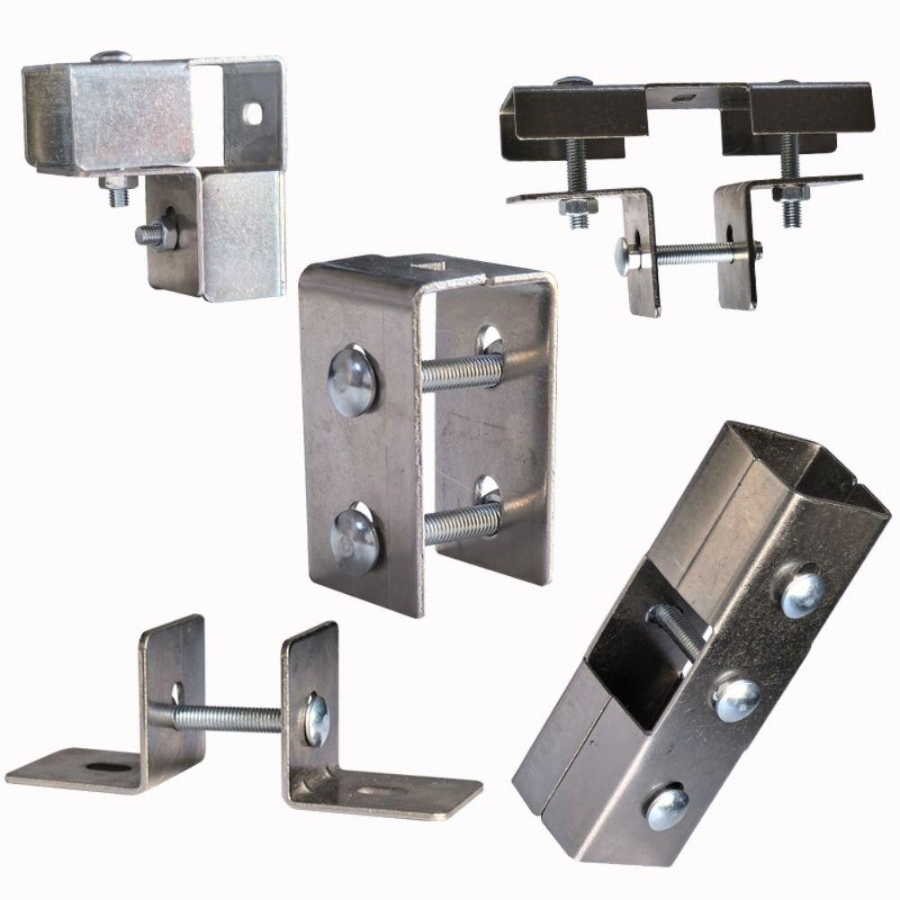 solderless Square Tube Connector 40*40mm Clip Fastener Steel Joint Connector  Storage Rack