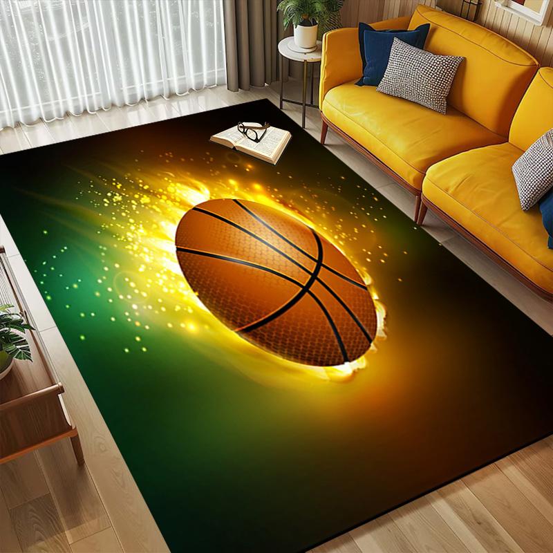 Basketball Light Living Room Nonslip Area Rug Soft Carpet For Bedroom Game Playroom Sofa Office Home Decor Doormat Christmas Gift C9301402