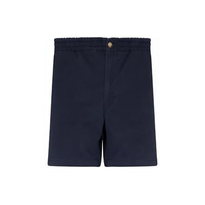 Polo SS22 однотонные прямые шорты с эластичной резинкой на талии мужские шорты темно-синие 710644995-023