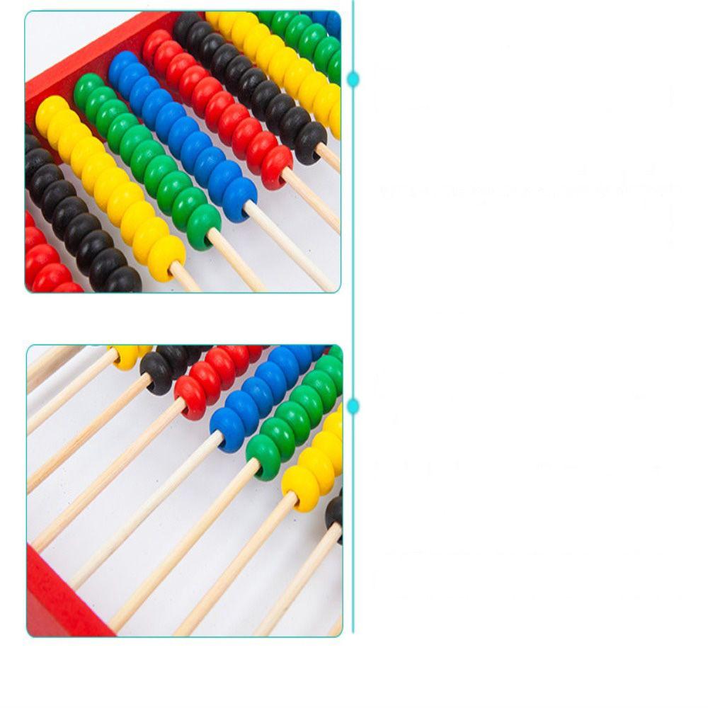 Hobbies Preschool Learning Toy Wooden Abacus Calculation Bead Intelligence Development Counting