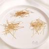 14K Gold-Filled 9-контактный Т-образный штифт с круглой головкой для DIY ювелирных изделий и аксессуаров для бисероплетения