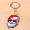 Cute Christmas Key Chain Snowman Santa Claus Key Ring Pendant for Car Key Holder Women Girls Handbag Decor DIY Jewelry Gift