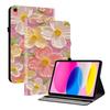 TPU Back Case Universal for Apple iPad A16 2025 11th 10.9 2022 10th Gen Stand Luxury Painted Cover With Card Slots & Pen Holder