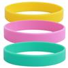 Оптовый силиконовый резиновый браслет на запястье, гибкий браслет-манжета, спортивный повседневный браслет для женщин и мужчин