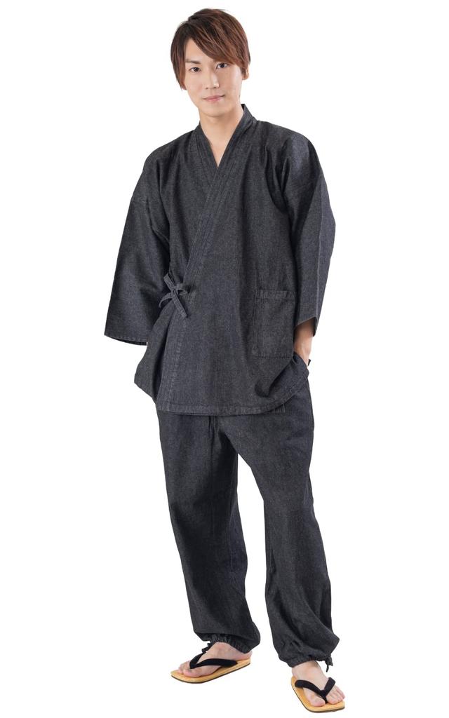 Aiai Denim Oz Men's Samue, Year-Round Wear, 8.5 (M, Black)