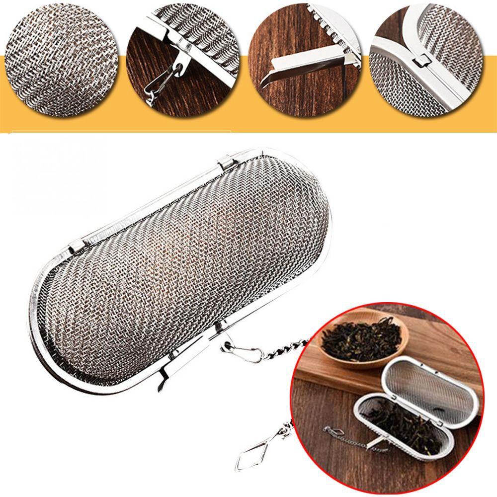 Kitchen Gadgets Stainless Steel Mesh Tea Strainer Seasoning Colanders Infuser Ball Spice Filter