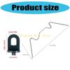 KX4B Greenhouse Stabilizing Clip Frame Clip for Commercial and Home Gardening Project