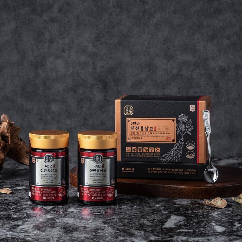 Хансамин Экстракт красного женьшеня 240г x 2шт