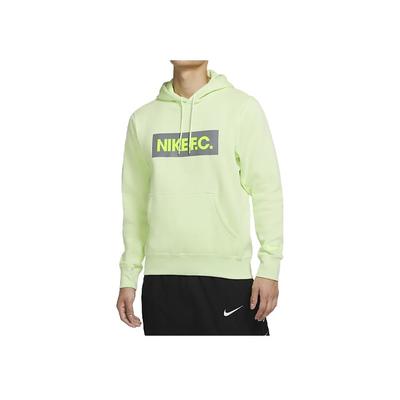 Nike ФК. Флисовый пуловер с капюшоном для мужчин, зеленый CT2012-383