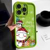 Чехол Merry Christmas Snowman Print для iPhone 16 Pro Max 15 14 13 Pro 12 11 XR XS 8 7 с рисунком пингвина, мягкий противоударный защитный бампер из ТПУ