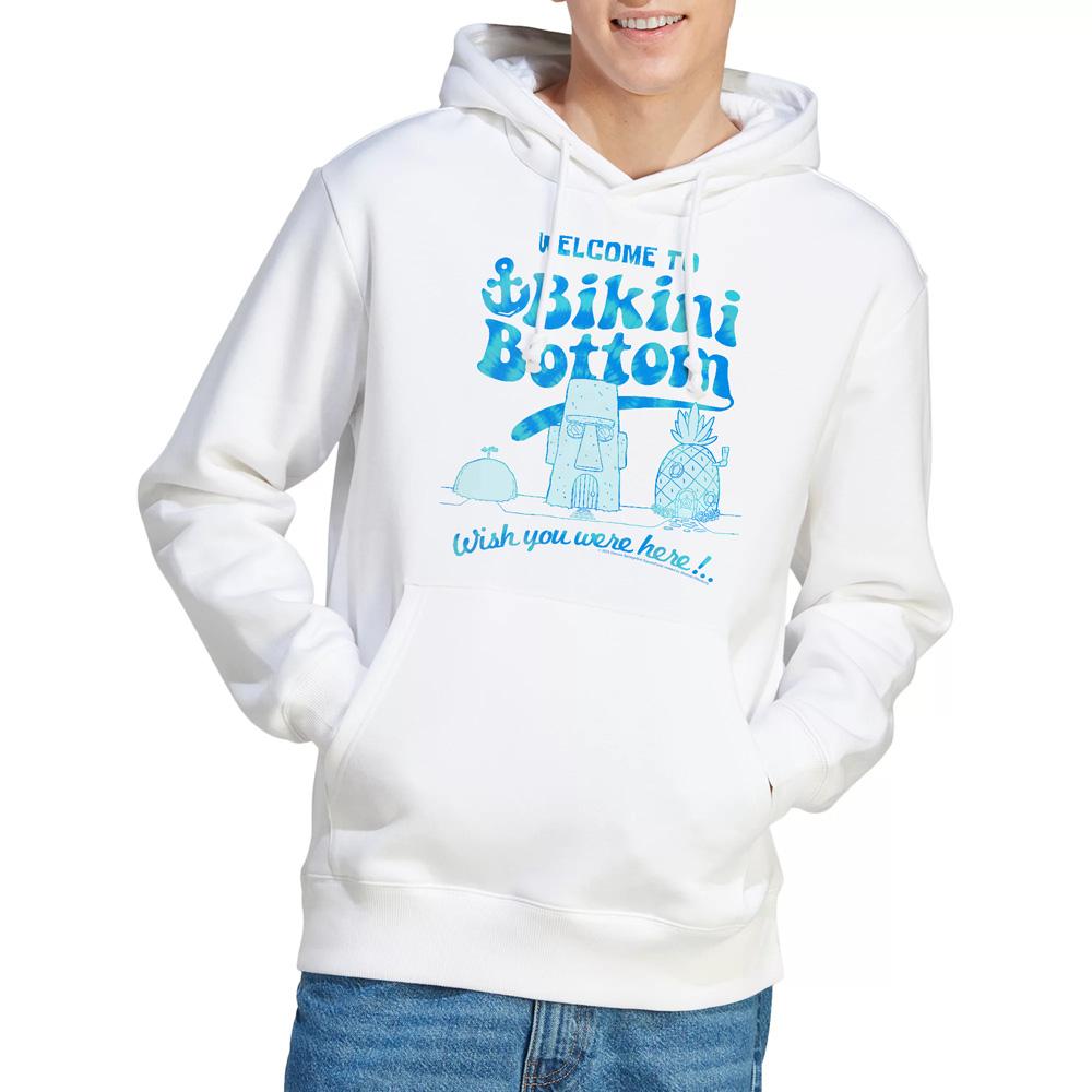 SpongeBob SquarePants Mens Bikini Bottom Welcome Hoodie