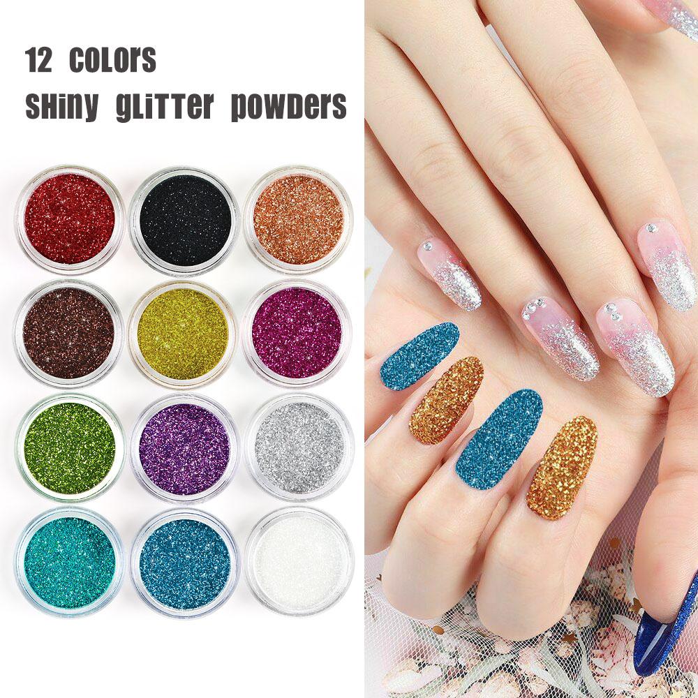 PHOENIXY 3 цвета акриловый набор для ногтей 36 Вт УФ-светодиодная лампа для ногтей с блестками для ногтей акриловая пудра жидкий гель для наращивания ногтей накладные кончики ногтей маникюрный набор