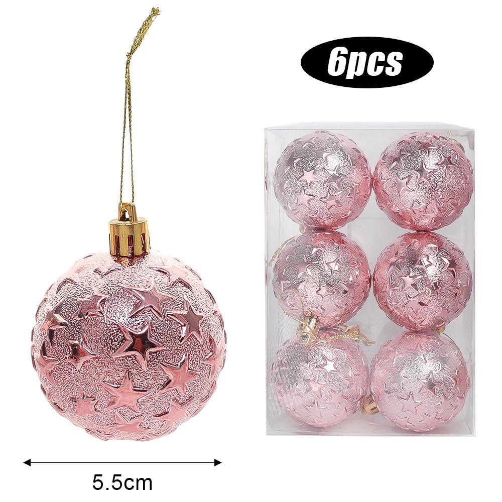 Милый рождественский шар-украшение Starc с гальваническим покрытием, ПВХ, подвеска, рождественский подарок, рождественские подвесные украшения для елки