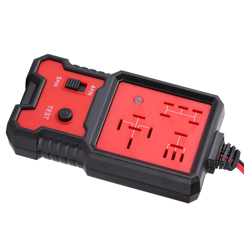 Портативный 12 В автомобильный тестер реле 4Pin 5Pin светодиодный дисплей диагностические инструменты для авторемонта