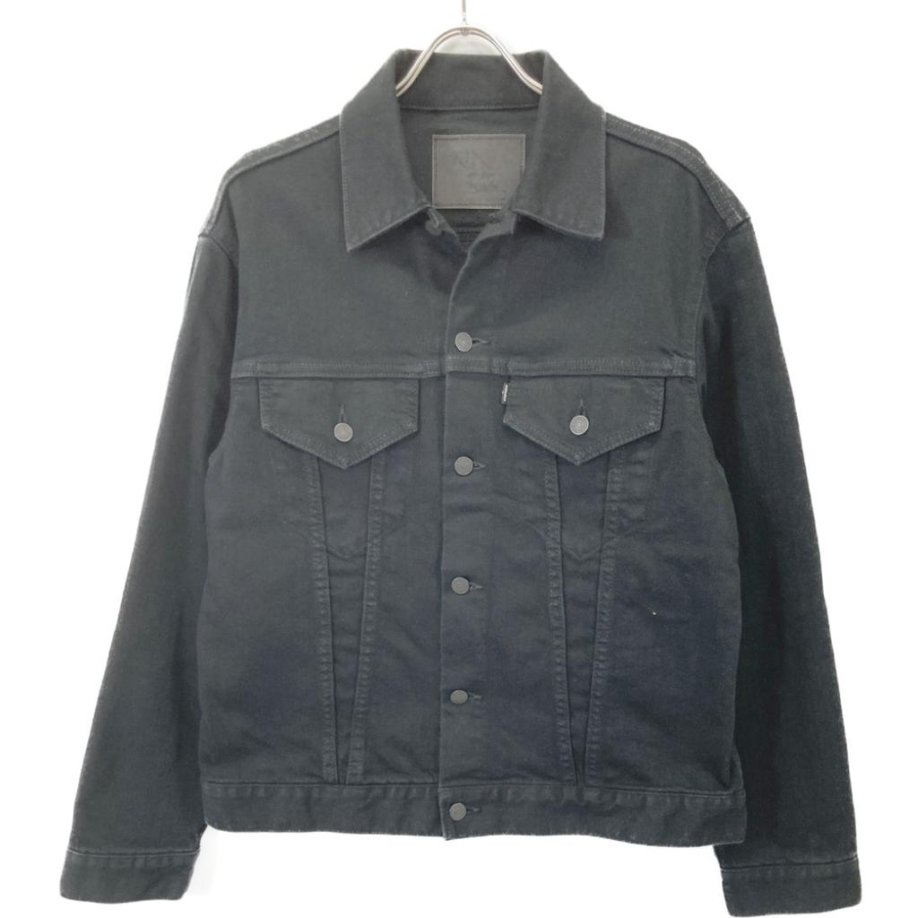 HYSTERIC GLAMOUR [22AW] KINKY JEANS 02223AB16 3-я джинсовая куртка XL черный Подержанный