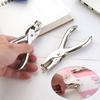 Metal Binding Stationery Circle Shape Hand Tool Single Hole Hole Punch Paper Cutter
