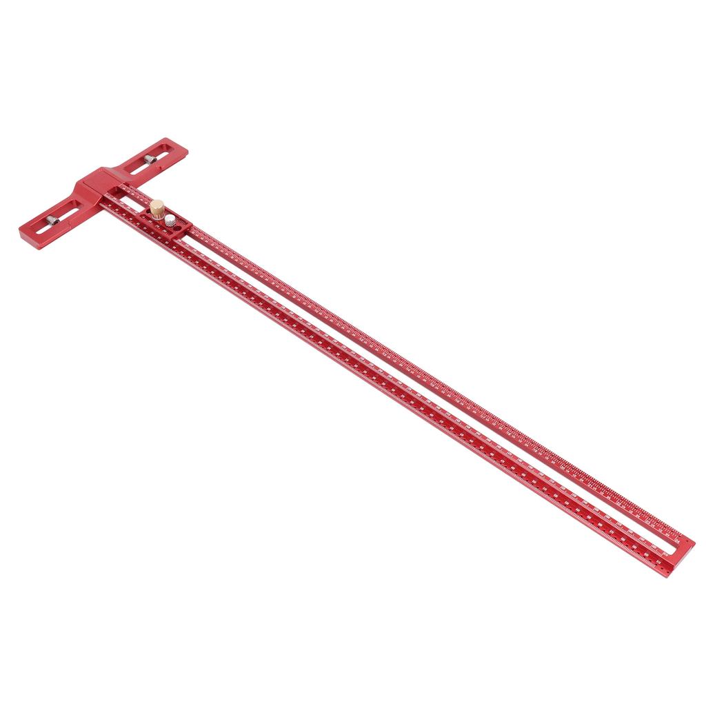 24-дюймовая разметочная линейка с защелкой в слайдере и утолщенным основанием, 360-градусная разметка из алюминиевого сплава