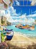 Алмазная картина мозаика морской горный пейзаж полная квадратная круглая вышивка оконный пейзаж украшение дома