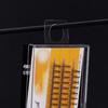 32×22 mm Hanging Tabs Round Hole, 300 Pieces Transparent Euro Hole Hangers for Products Self-Adhesive Hangers Ultra Strong Adhesive Hang Tag for