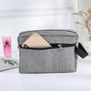 Portable Toiletry Bag Oxford Fabric Makeup Bag with Side Handle Large Capacity Cosmetic Pouch for Weekender Travel Business Trip