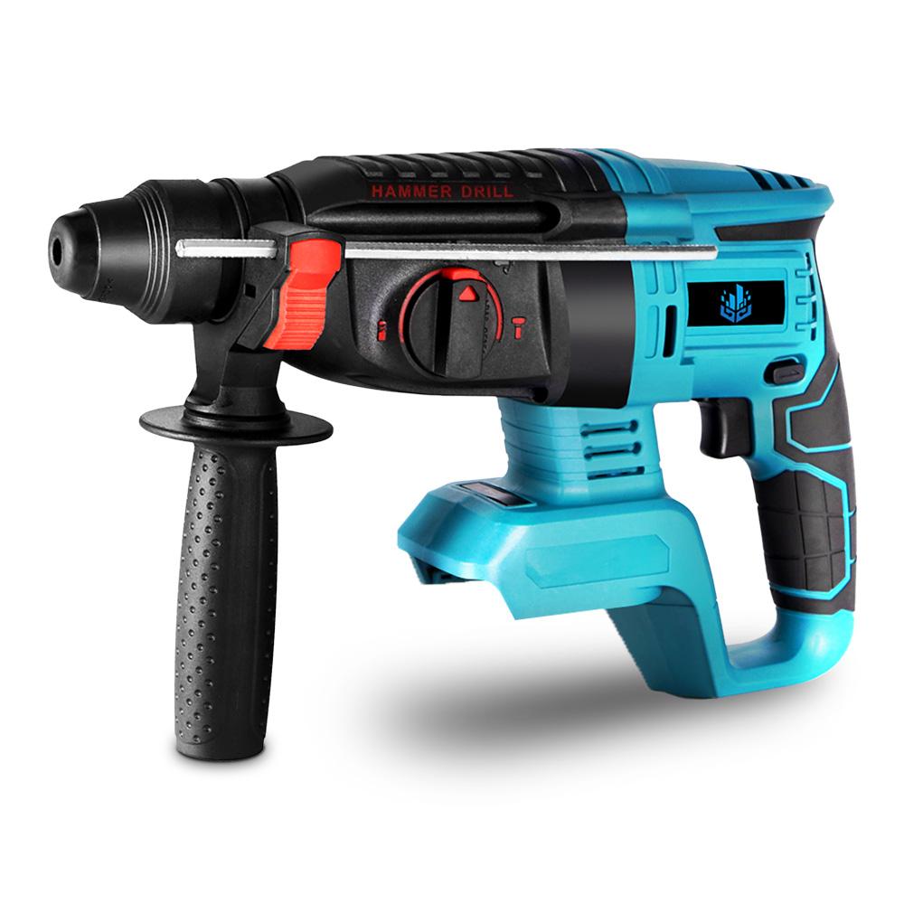 Yofidra 26 мм бесщеточный электрический перфоратор многофункциональный роторный аккумуляторный электроинструмент для батареи Makita 18 В