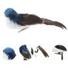 Outdoor Decor Simulation Feather Bird Garden Forest Flower Decoration Bird Foam Feather Products FakeBird Garden Decoration