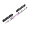 Famous Beautyful Lady Head Gel Polish Head UV Brush Flat Pen Drawing Art Nail Painting Liner