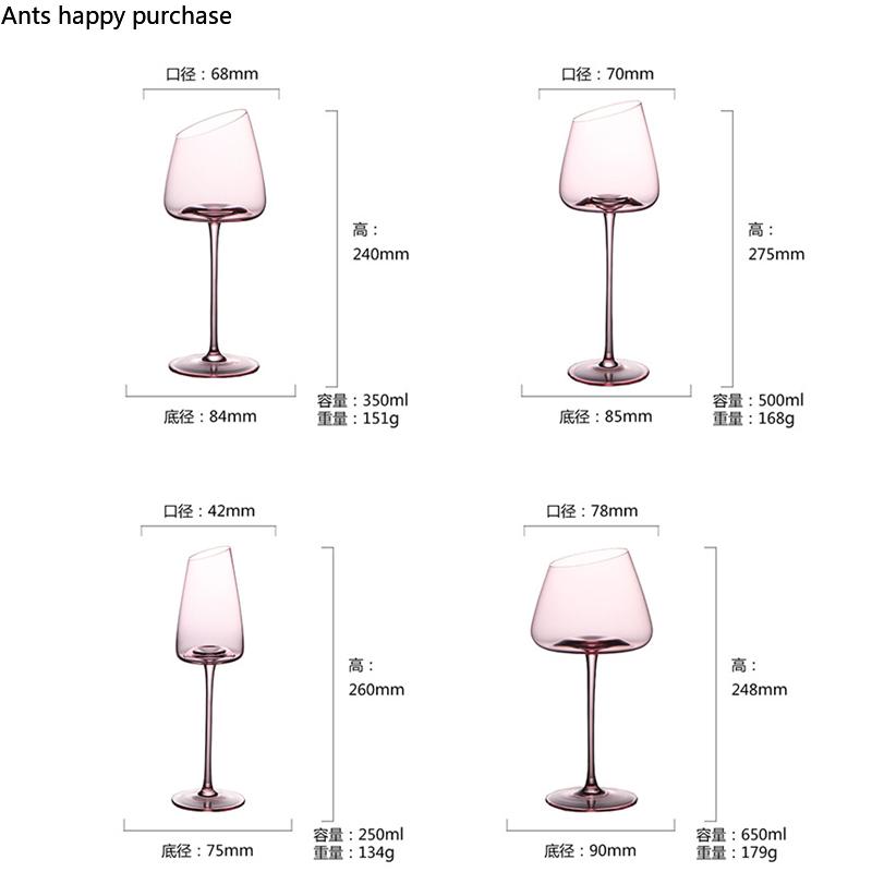 Стеклянный бокал Bevel Crystal Glass Бокал для вина Бокалы для красного вина Бокал для шампанского Бокал для коктейля Стеклянная чашка Стаканы для питья Посуда для напитков