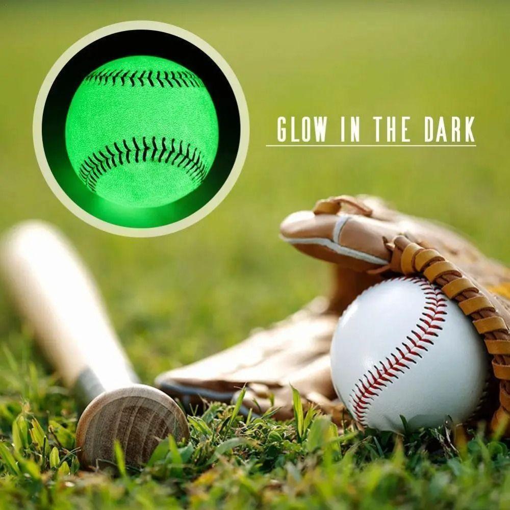 Official Size Glow in The Dark Baseball 9 Inch Luminous Baseball Baseball Trainning