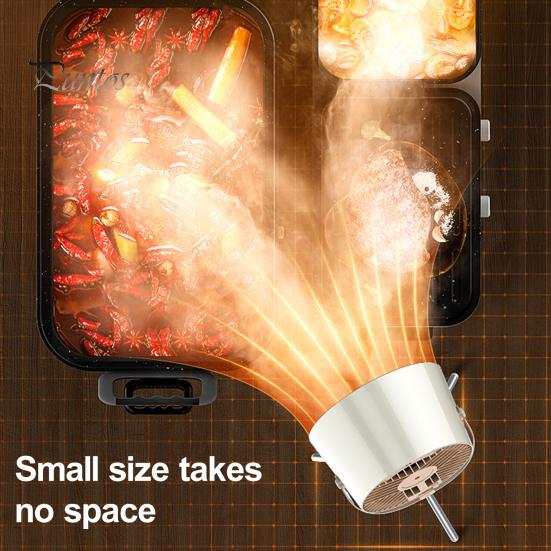 1 компл. Настольная вытяжка Портативная вытяжка с питанием от USB Съемная легко чистящаяся вытяжка для домашнего барбекю