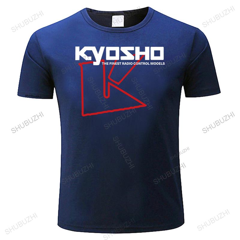 Новая футболка Kyosho Japan RC Racing с графическим принтом Черный цвет Размер от S до 5XL хлопковая футболка мужская летняя мода футболка европейский размер