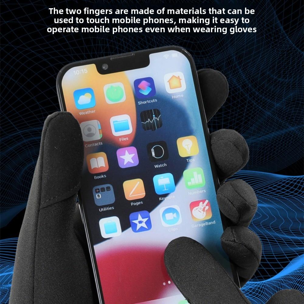 Anti Loss Thick Cycling Gloves Warm Outdoor Gloves Mountaineering