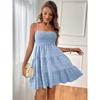 Women's Summer Camisole Vest Mini Dress Sleeveless Flowing A-line Short Dress