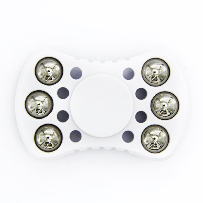 Горячий! Креативный спиннер для пальцев EDC ручной спиннер с шестью металлическими шариками, средство для снятия стресса и тревоги, игрушка для концентрации для