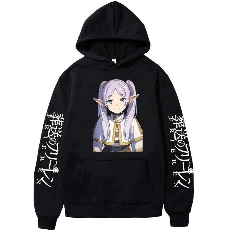 Japan Anime Frieren Beyond Journey's End Hoodies Design Men Women Sweatshirt Fleece Oversized Couples Casual Hoodies