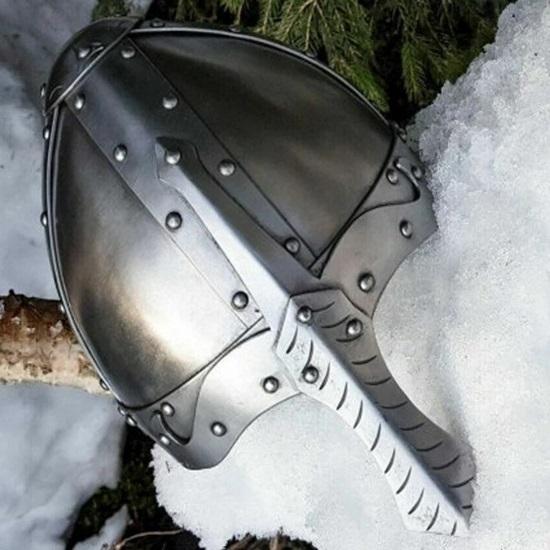 Средневековый нормандский доспех викинга, шлем 18GA SCA LARP, боевой рыцарский шлем, стальной шлем викинга