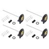 4 Set Carb Accelerator Pump Diaphragm 16021?393?004 for XL250R CB450SC Nighthawk CM450E
