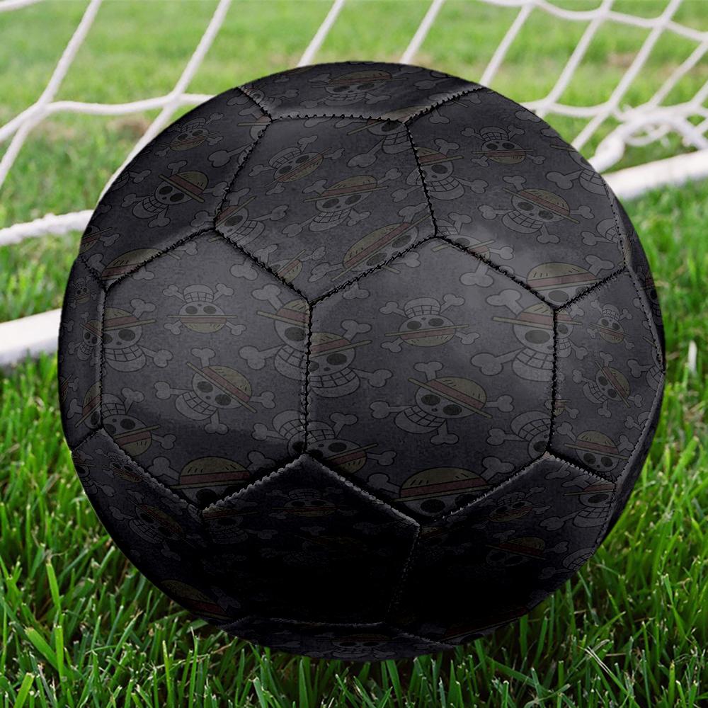 1pc One Piece Logo Football Soccer Ball Size 5 Indoor Soccer Ball Fashion Colorful Backyard Game -Great For Sports Fans Gift HE18