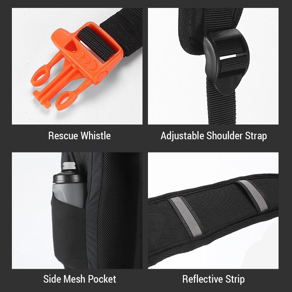 Рюкзак для пеших прогулок по воде, спортивный рюкзак для велоспорта, нейлоновый рюкзак для гидратации 12 л для пеших прогулок на велосипеде