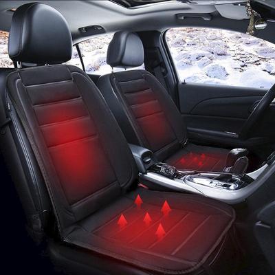 12V Электрическая подогреваемая накидка на сиденье автомобиля - Зимний теплый коврик для салона автомобиля