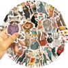 50 шт. Арт Животные Ретро Ужасы Мультфильм Наклейки DIY Телефон Ноутбук Багаж Скейтборд Граффити Декали Веселые Для Детей Игрушки Подарки