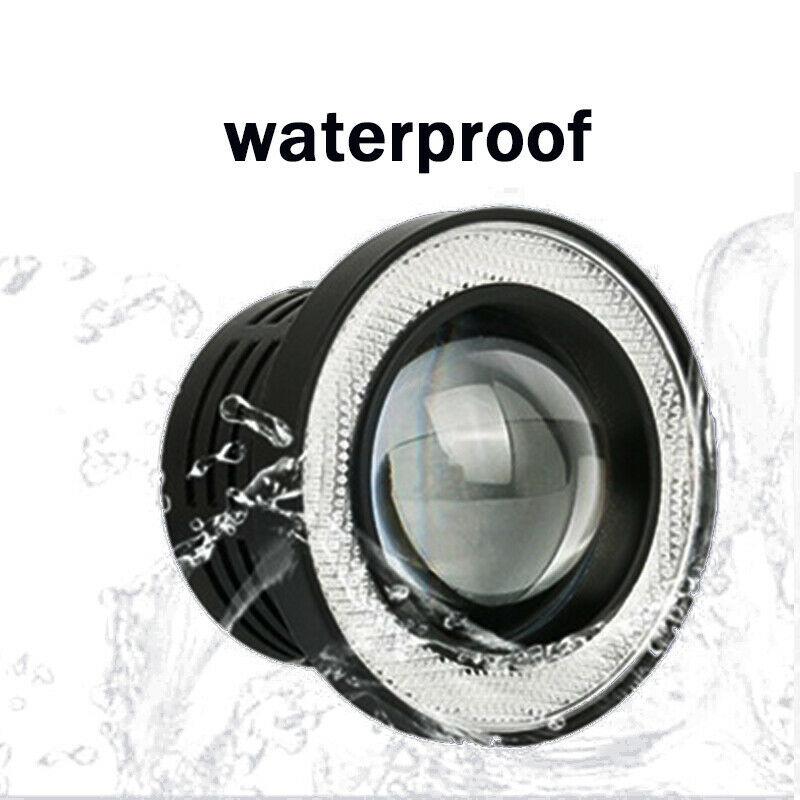 1 * 3,5 "ангельские глазки светодиодные противотуманные фары для внедорожников, универсальные белые фары для вождения, 12 В